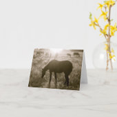 Le carte pour notes de sanctuaire de cheval (Fleur jaune)