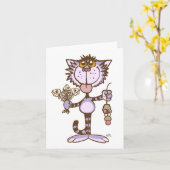 Le carte pour notes du Show of Love de Kitty Cat (Fleur jaune)