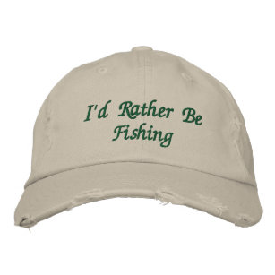 Le casquette brodé du pêcheur