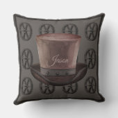 Le casquette de Cilinder Steampunk "Mr" Coussin dé (Verso)