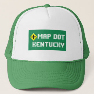 Le casquette du camionneur de point de carte