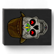 Le Casquette Love Skull Fedora