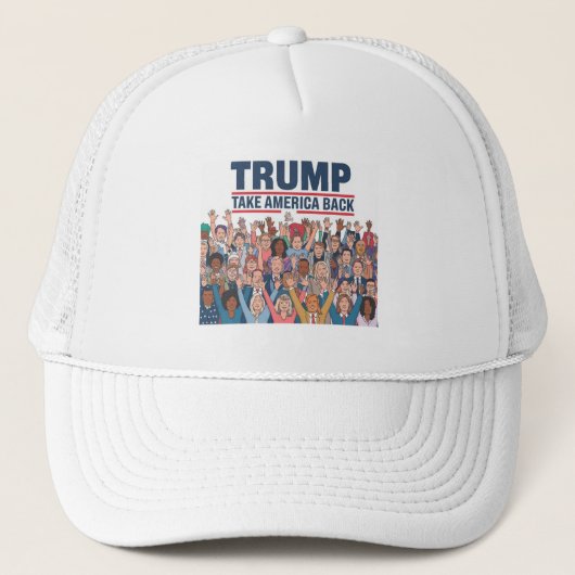 LE CASQUETTE TRUMP 2024 RETOURNE L'AMÉRIQUE (Devant)