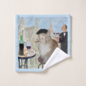 Le Cat du Café (Gant de toilette)