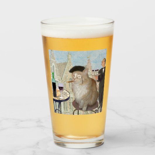 Le Cat du Cafe Glas (Voorkant gevuld)