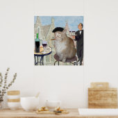 Le Cat du Cafe Poster (Keuken)