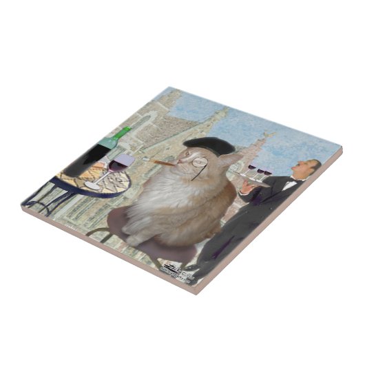 Le Cat du Cafe Tegeltje (Zijkant)