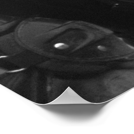 Le Catcher - Poster noir et blanc (Coin)