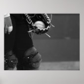 Le Catcher - Poster noir et blanc (Devant)