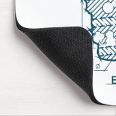 Le catholique machine le tapis de souris de logo (Coin)