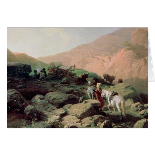 Le Caucase, 1872 (Devant horizontal)