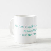 Le Célèbre Citation désagréable du RBG Mug (Devant gauche)