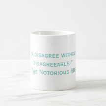 Le Célèbre Citation désagréable du RBG Mug
