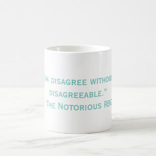 Le Célèbre Citation désagréable du RBG Mug