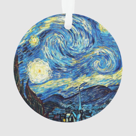 Le célèbre tableau de Van Gogh, Starry Night (dos)