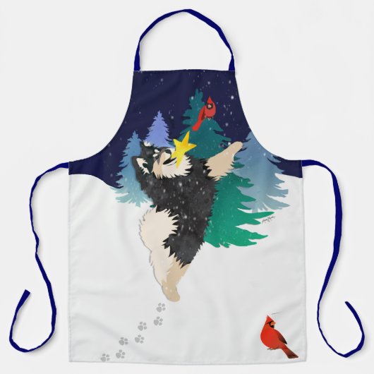 LE CÉLESTE - LAPPHUND FINLANDAIS - Tablier (Recto)
