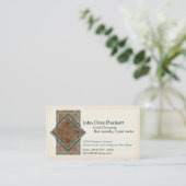 Le Celtic entrelacent des cartes de visite (Debout devant)