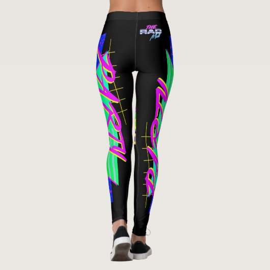 Le centre commercial Rad "PARTY Time 80's" Legging (Dos)