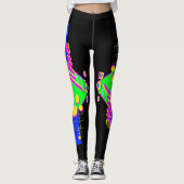 Le centre commercial Rad "PARTY Time 80's" Legging (Devant)
