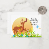 Le Cerf Et Son Fils Merci Les Cartes (Devant/Arrière en situation)