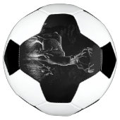 Le cerf majestueux en pleine nature - Art noir et (Tourné)