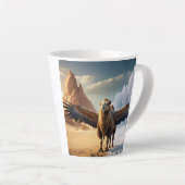 Le chameau volant Latte Mug (Angle droit)