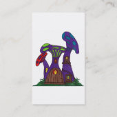 Le champignon pourpre loge des cartes de visite (Dos)