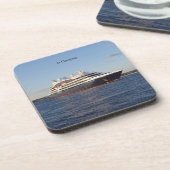 Le ChamPlain set met 6 plastic onderzetters (Linkerzijde)