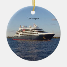 Le ChamPlain sierent Keramisch Ornament