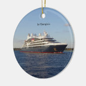 Le ChamPlain sierent Keramisch Ornament (Links)