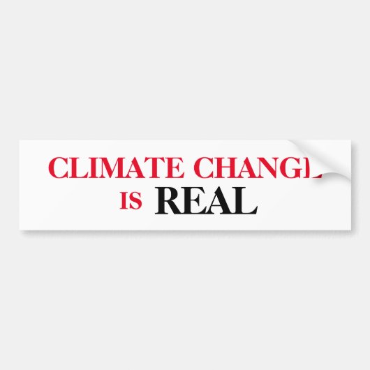 Le Changement Climatique Est Un Véritable Sticker (Devant)