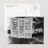 Le changement climatique est une vraie carte posta (Devant / Derrière)