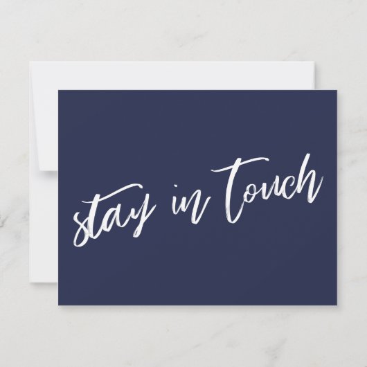 Le changement décontracté est un bon Faire-part de (Dos)