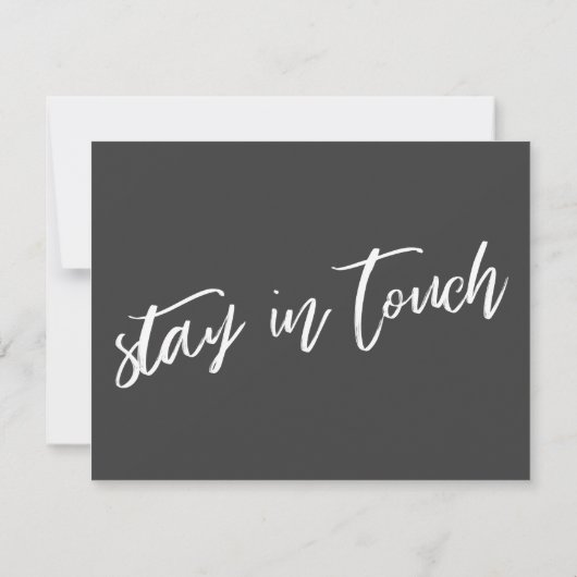 Le changement décontracté est une bonne Faire-part (Dos)