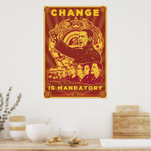 Le changement est obligatoire affiche (Cuisine)