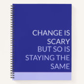 LE CHANGEMENT EST UN CARNET PEUR (Devant)