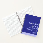 LE CHANGEMENT EST UN CARNET PEUR (Intérieur)