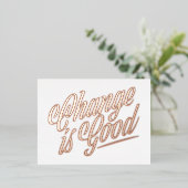 Le changement est une bonne Faire-part de mouvemen (Debout devant)