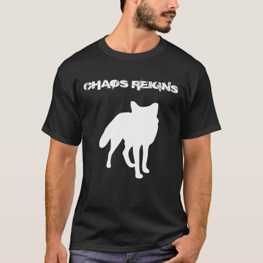 Le chaos règne T-shirt d'antichriste (Devant)