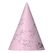 Le chapeau de fête de mariée rose / Bachellorette (Gauche)