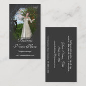 "Le charme" D2 - cartes de visite orientés (Devant / Derrière)