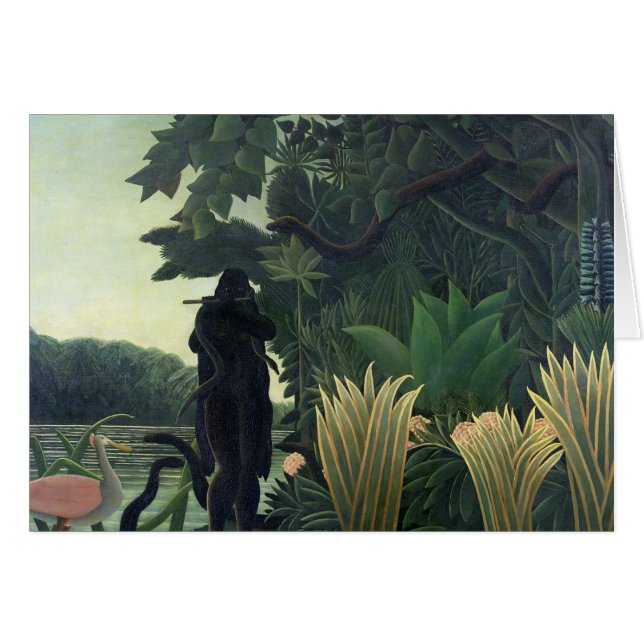 Le charmeur de serpent, 1907 (Devant horizontal)