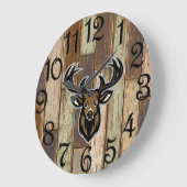 Le Chasseur Rustique Grande Horloge (Angle)