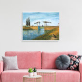 Le Chat au Pont de Langlois Impression sur Toile (Insitu(Salon))
