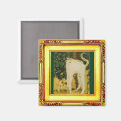 Le Chat Blanc, Bonnard Magnet (Recto/Verso)