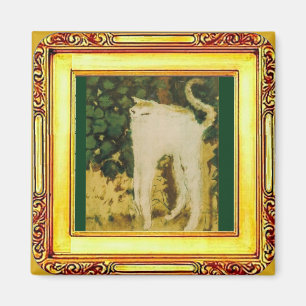 Le Chat Blanc, Bonnard Magnet