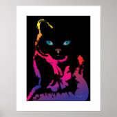 Le Chat d'Alexandra en Noir Two Poster (Voorkant)