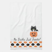 Le Chat Dans La Serviette De Cuisine Citrouille (Vertical)