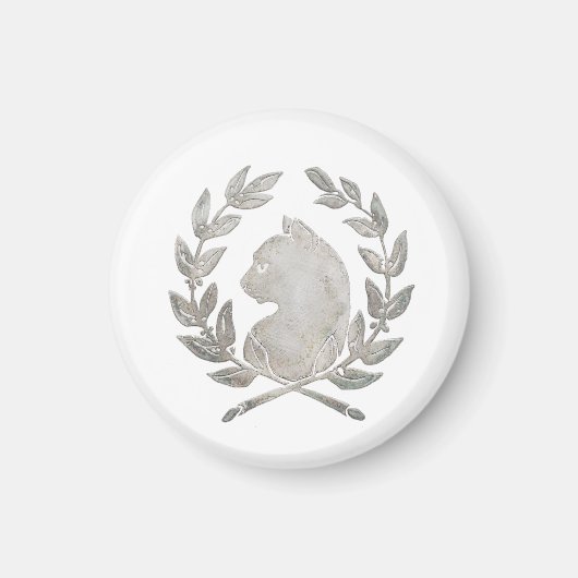 Le Chat d'Argent Cameo Magnet | Pa (Devant)