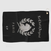 Le Chat d'Argent Monogrammed Golf Handdoek (Horizontaal)